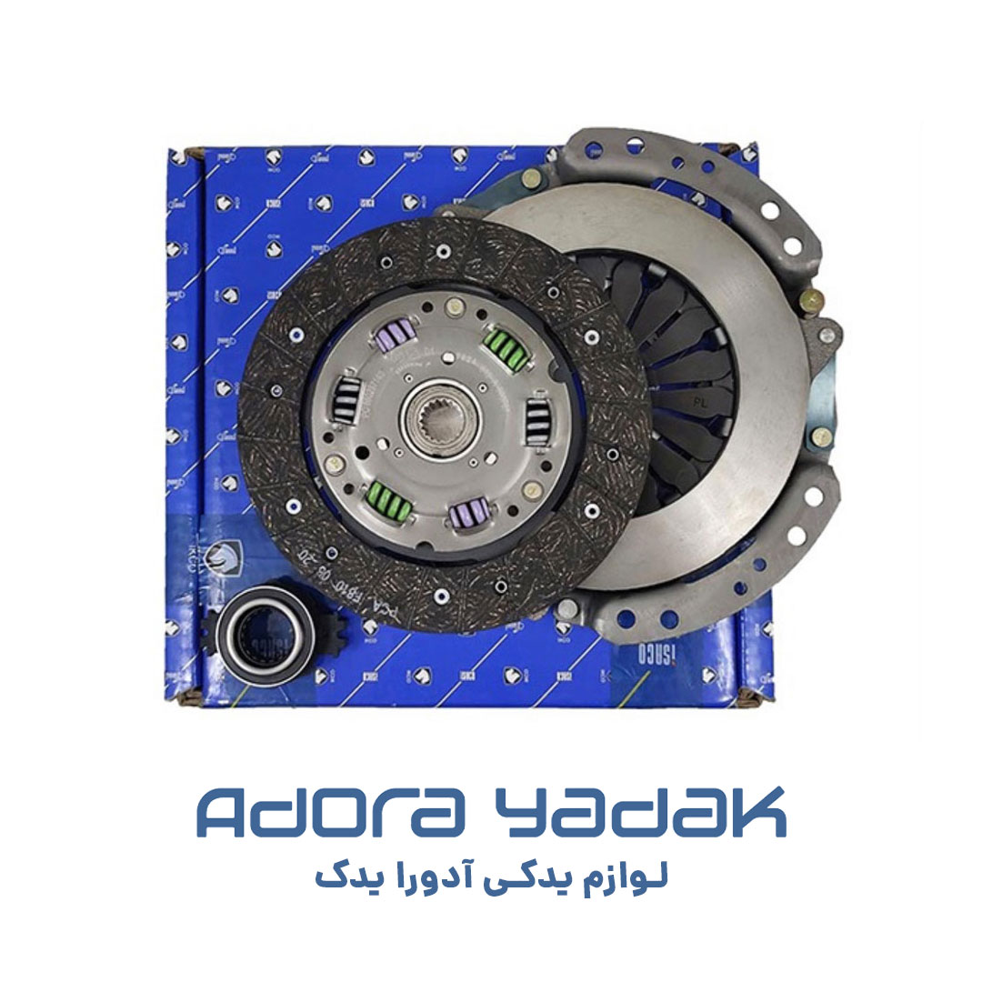 کیت کلاچ طرح والئو پری دمپر 6 فنر پژو 405 XU7 کد 0670302798 برند ایساکو