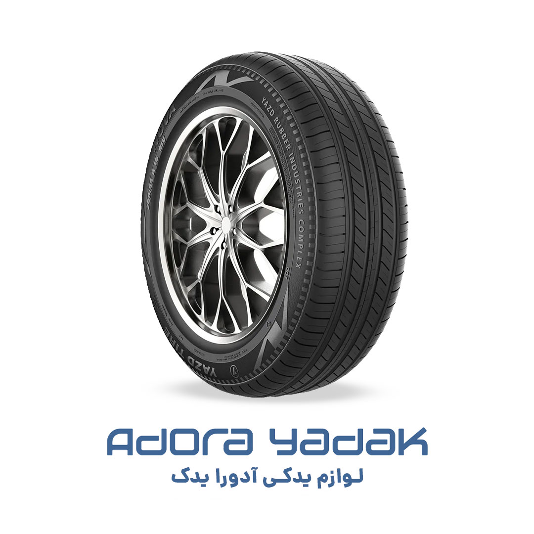 لاستیک یزد تایر دنا پلاس توربو گل مرکوری سایز 205/55R16 تک حلقه تولید سال 2026