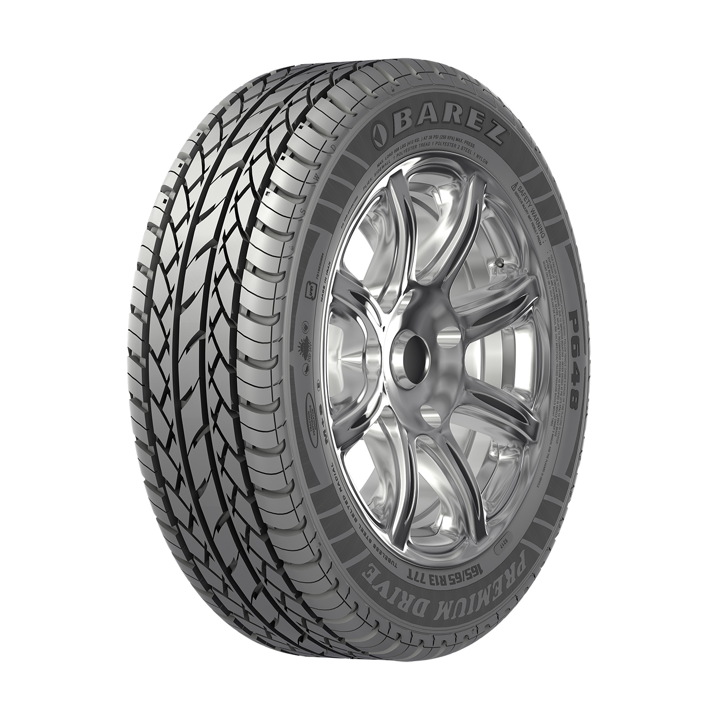 لاستیک بارز مدل P648 سایز 185/65/14 تک حلقه تولید سال 2026