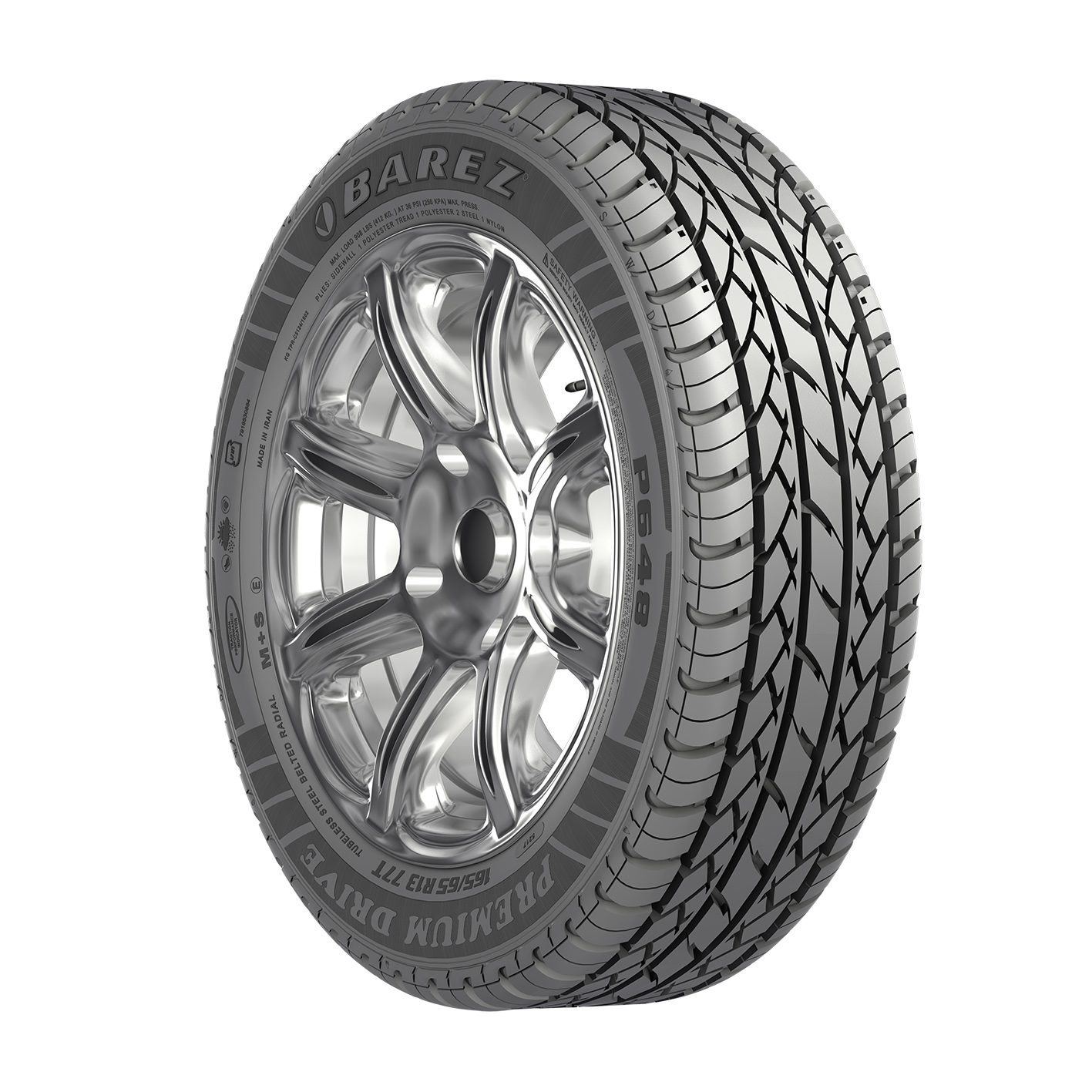 لاستیک بارز تایر کوییک گل P648 سایز 185/65R14 تک حلقه تولید سال 2026